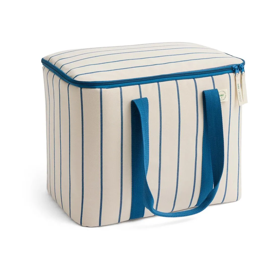 Outdoor Market cooler bag, Blue-beige HAY