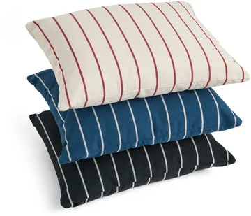 Outdoor Market cushion - Black-beige, 45x35 cm - HAY