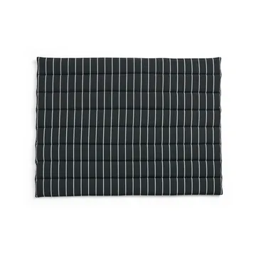 Outdoor Market cushion for sofa - Black-beige, 2 seater - HAY