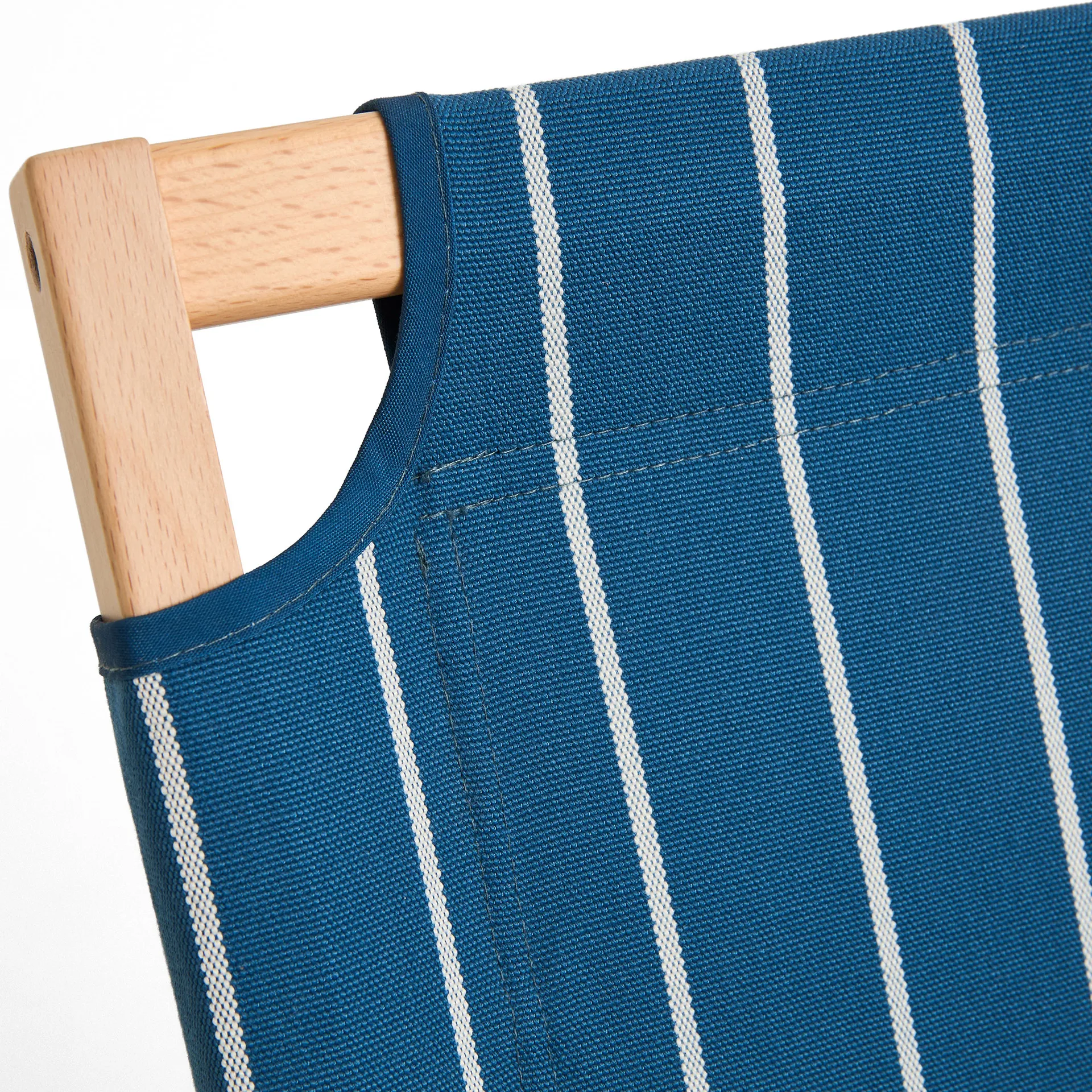 Outdoor Market foldable sofa, Blue-beige, 2-seater HAY