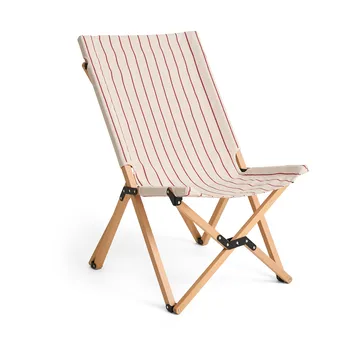 Outdoor Market folding chair - Beige-red - HAY
