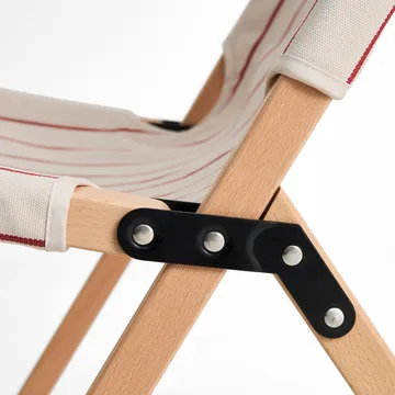 Outdoor Market folding chair - Beige-red - HAY