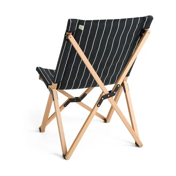 Outdoor Market folding chair - Black-beige - HAY
