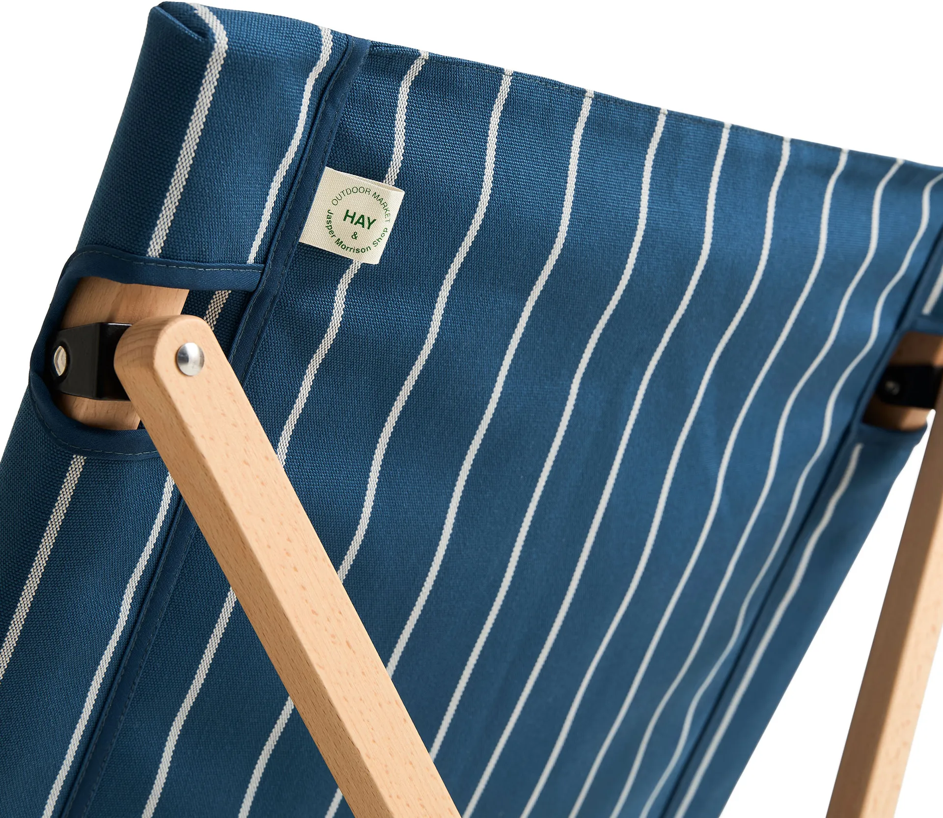 Outdoor Market folding chair, Blue-beige HAY