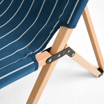 Outdoor Market folding chair - Blue-beige - HAY