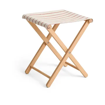 Outdoor Market folding stool - Beige-red - HAY