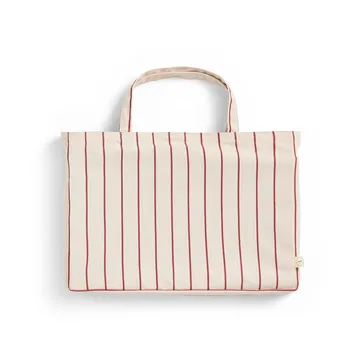 Outdoor Market folding stool - Beige-red - HAY