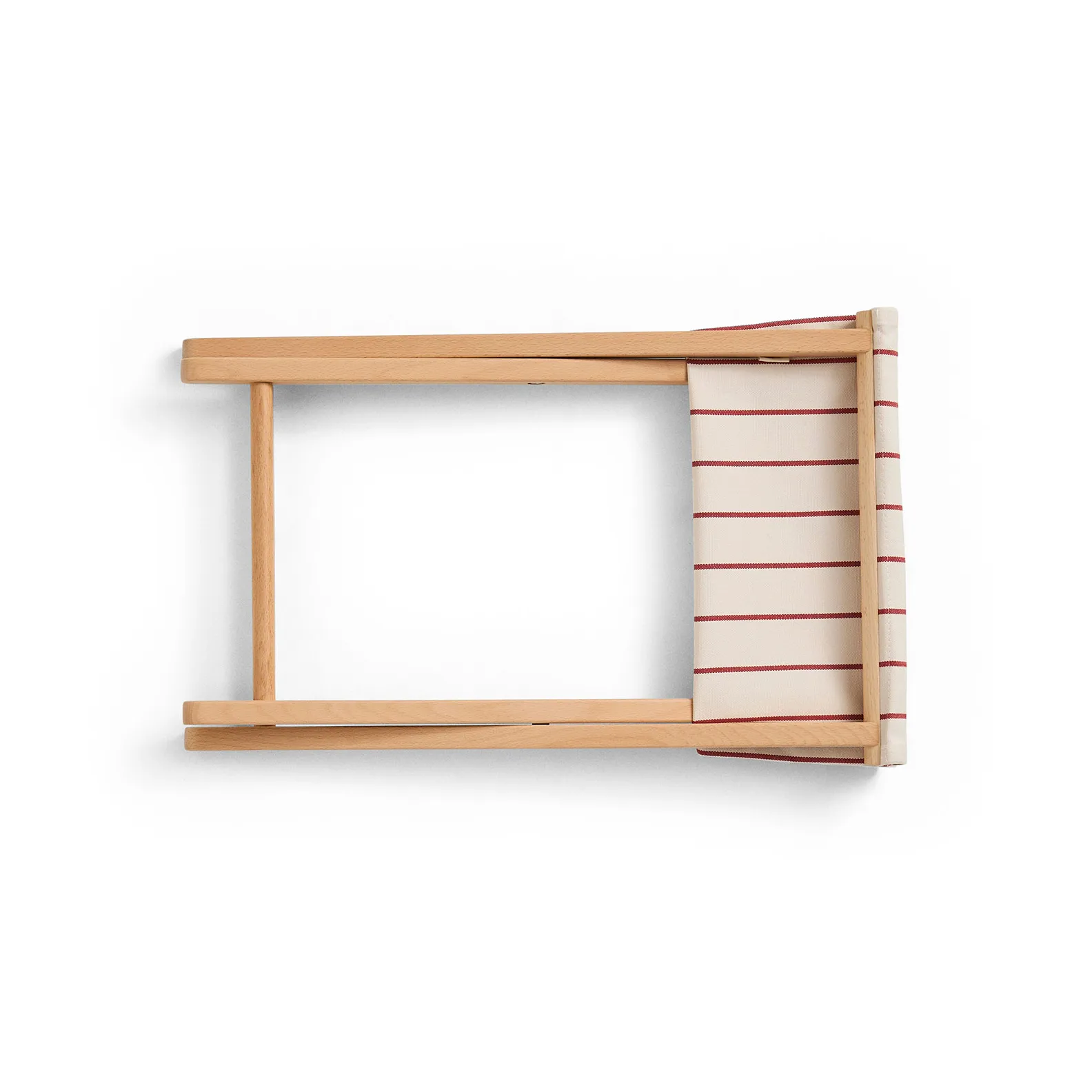 Outdoor Market folding stool, Beige-red HAY