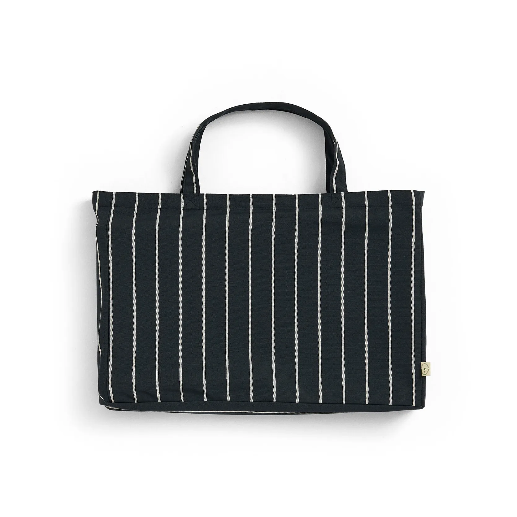 Outdoor Market folding stool, Black-beige HAY