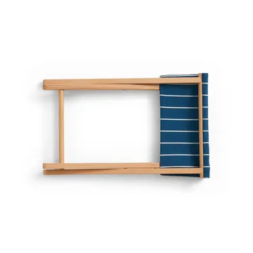 Outdoor Market folding stool - Blue-beige - HAY