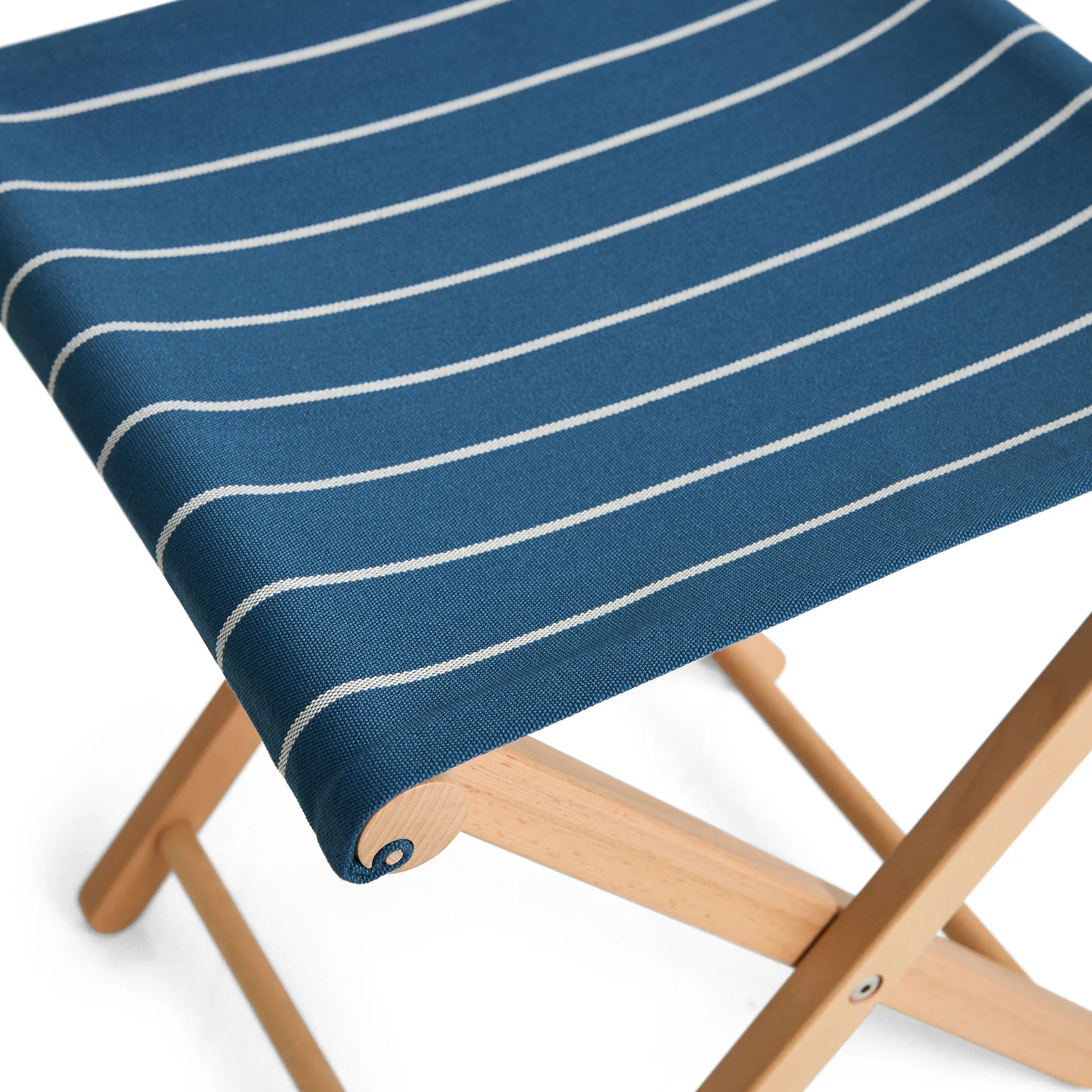 Outdoor Market folding stool, Blue-beige HAY
