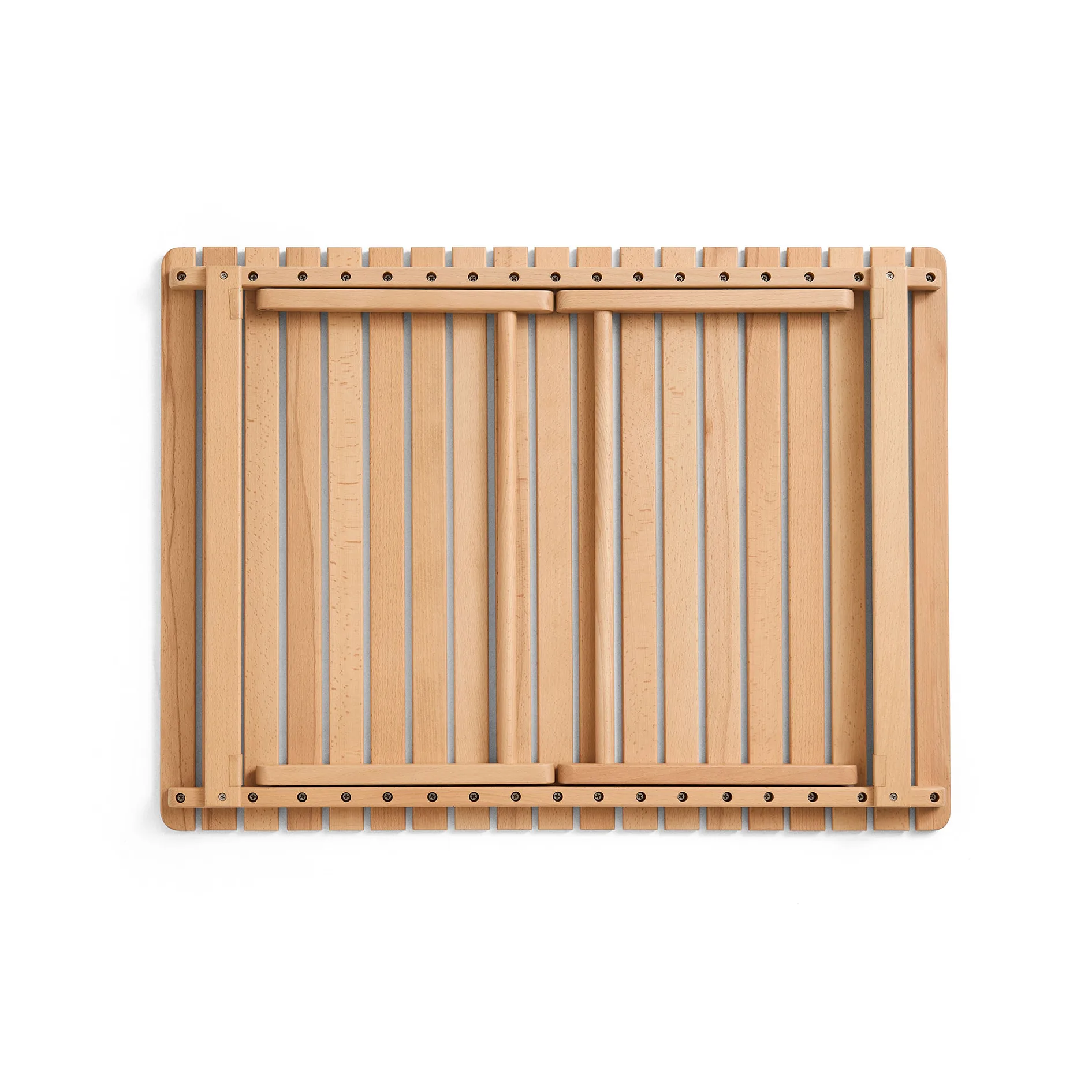 Outdoor Market folding table, Beech, large HAY