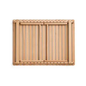 Outdoor Market folding table - Beech, large - HAY