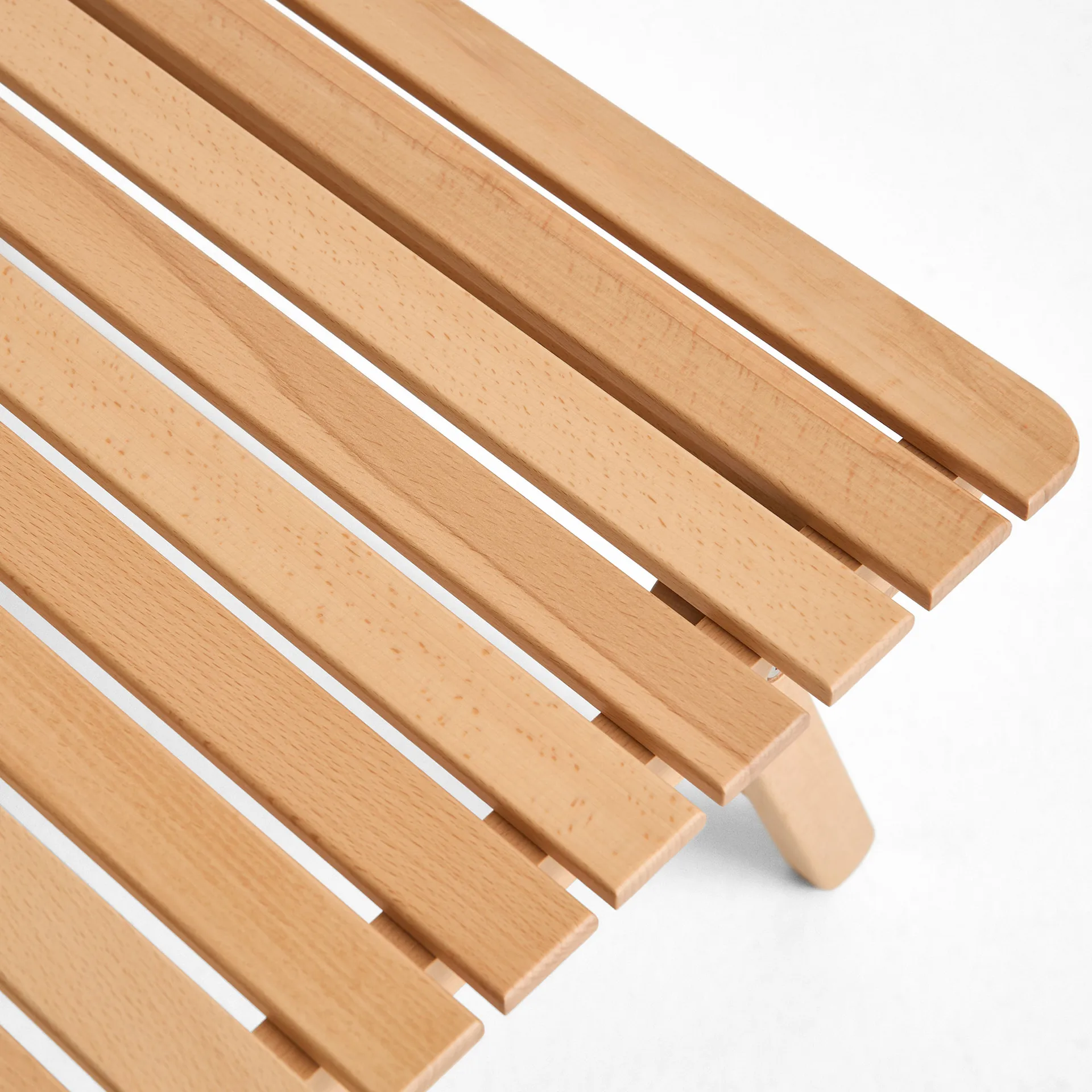 Outdoor Market folding table, Beech, large HAY