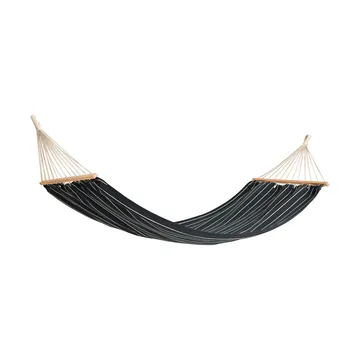 Outdoor Market hammock - Black-beige, 210x100 cm - HAY