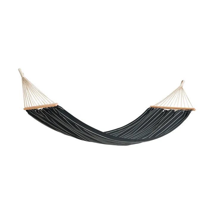 Outdoor Market hammock - Black-beige, 210x100 cm - HAY