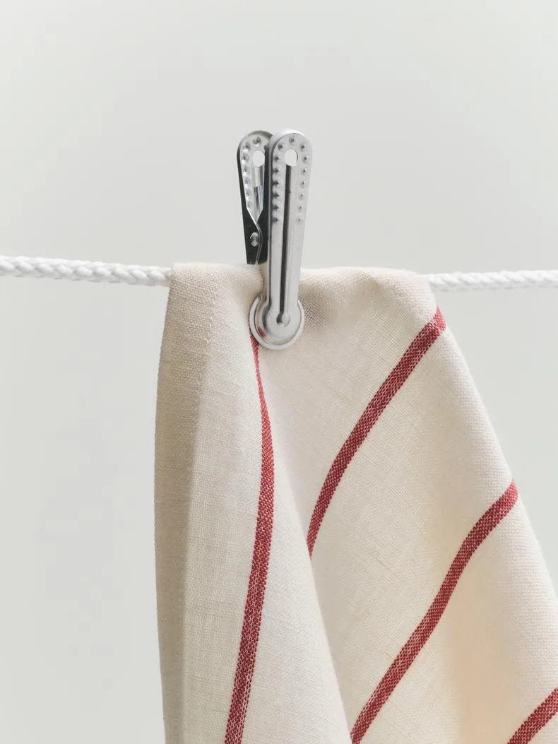 Outdoor Market kitchen towel, Beige-red, 2-pack HAY