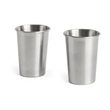 Outdoor Market mug - Stainless steel, 400 ml, 2-pack - HAY