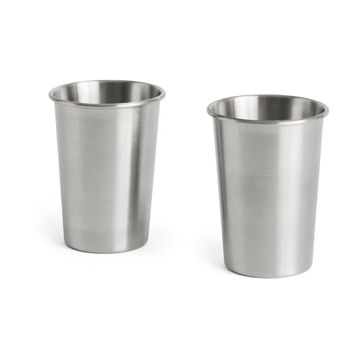 Outdoor Market mug - Stainless steel, 400 ml, 2-pack - HAY