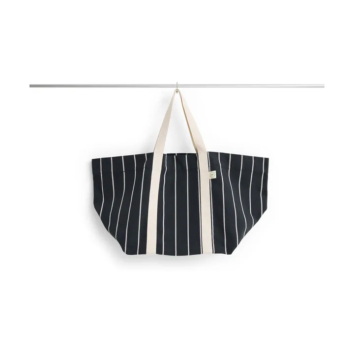 Outdoor Market picnic bag - Black-beige, medium - HAY