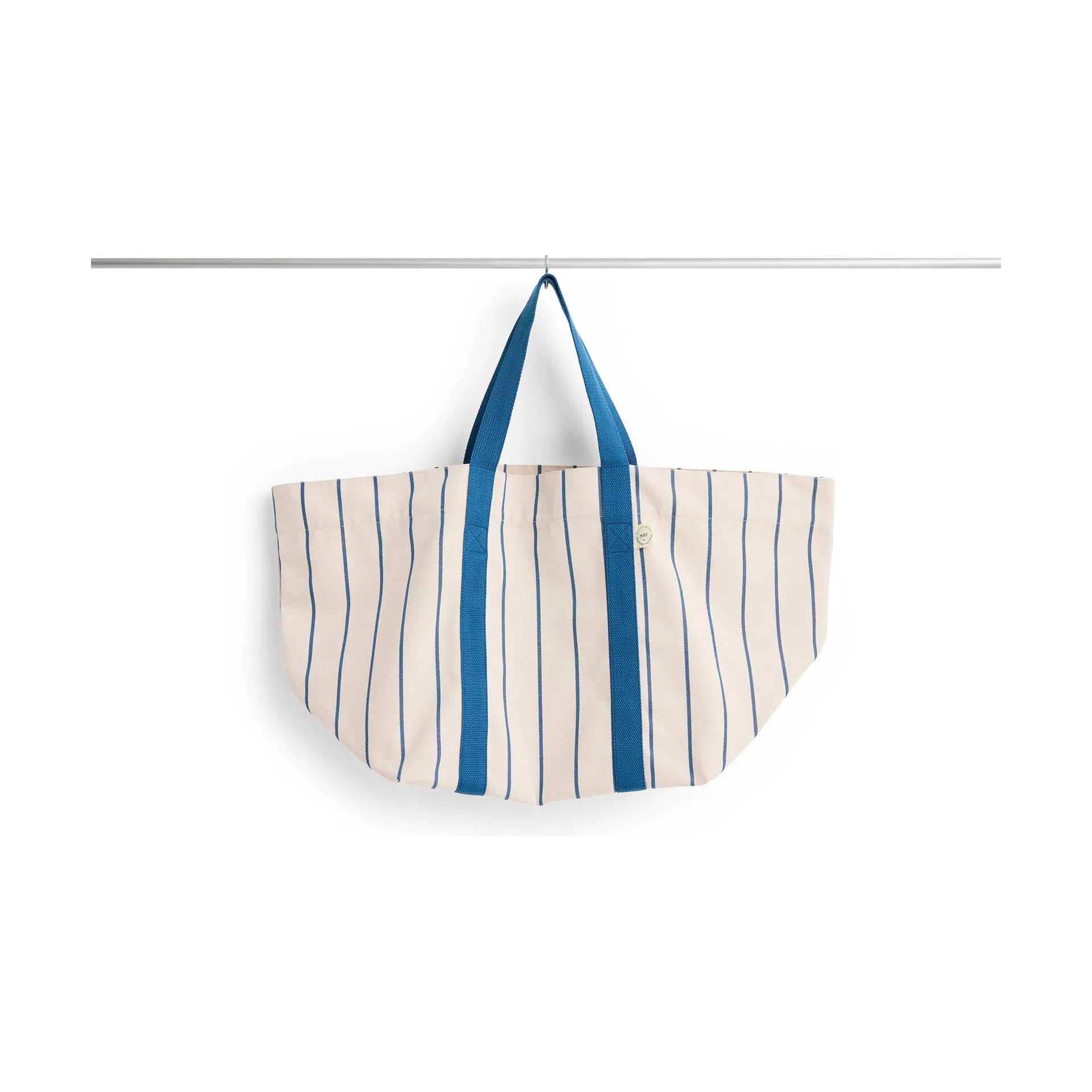 Outdoor Market picnic bag, Blue-beige, medium HAY