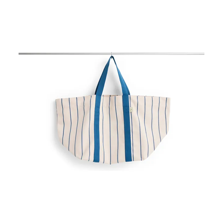 Outdoor Market picnic bag - Blue-beige, medium - HAY
