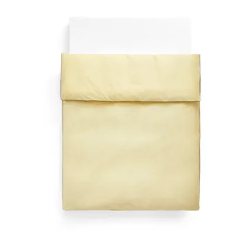 Outline duvet cover 150x210 cm - Soft yellow - HAY