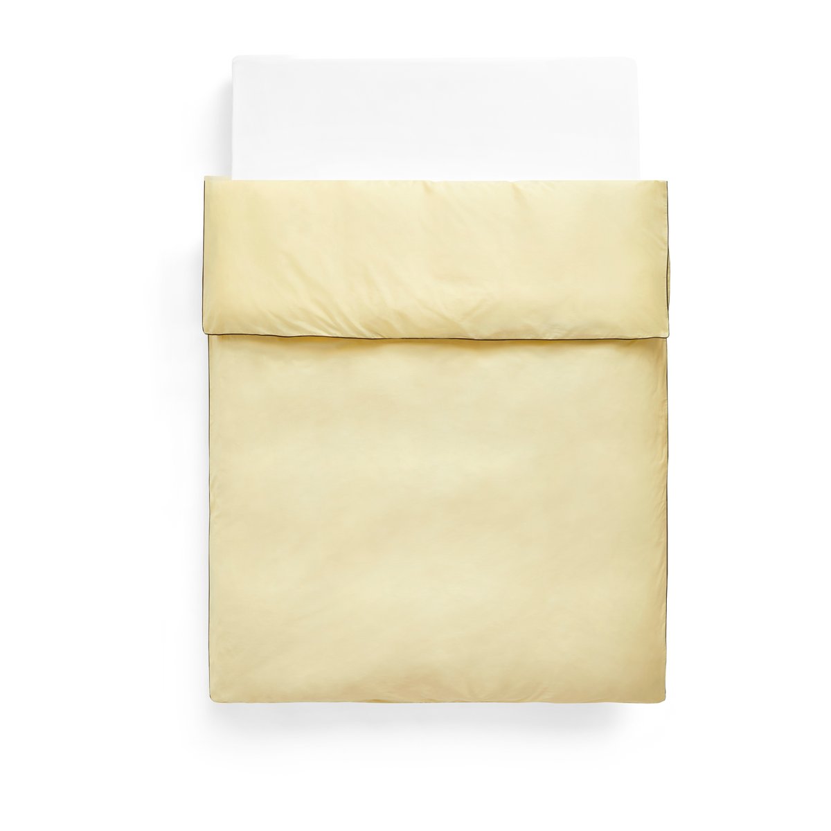HAY Outline duvet cover 150x210 cm Soft yellow | Scandinavian Design | Duvet covers | Yellow