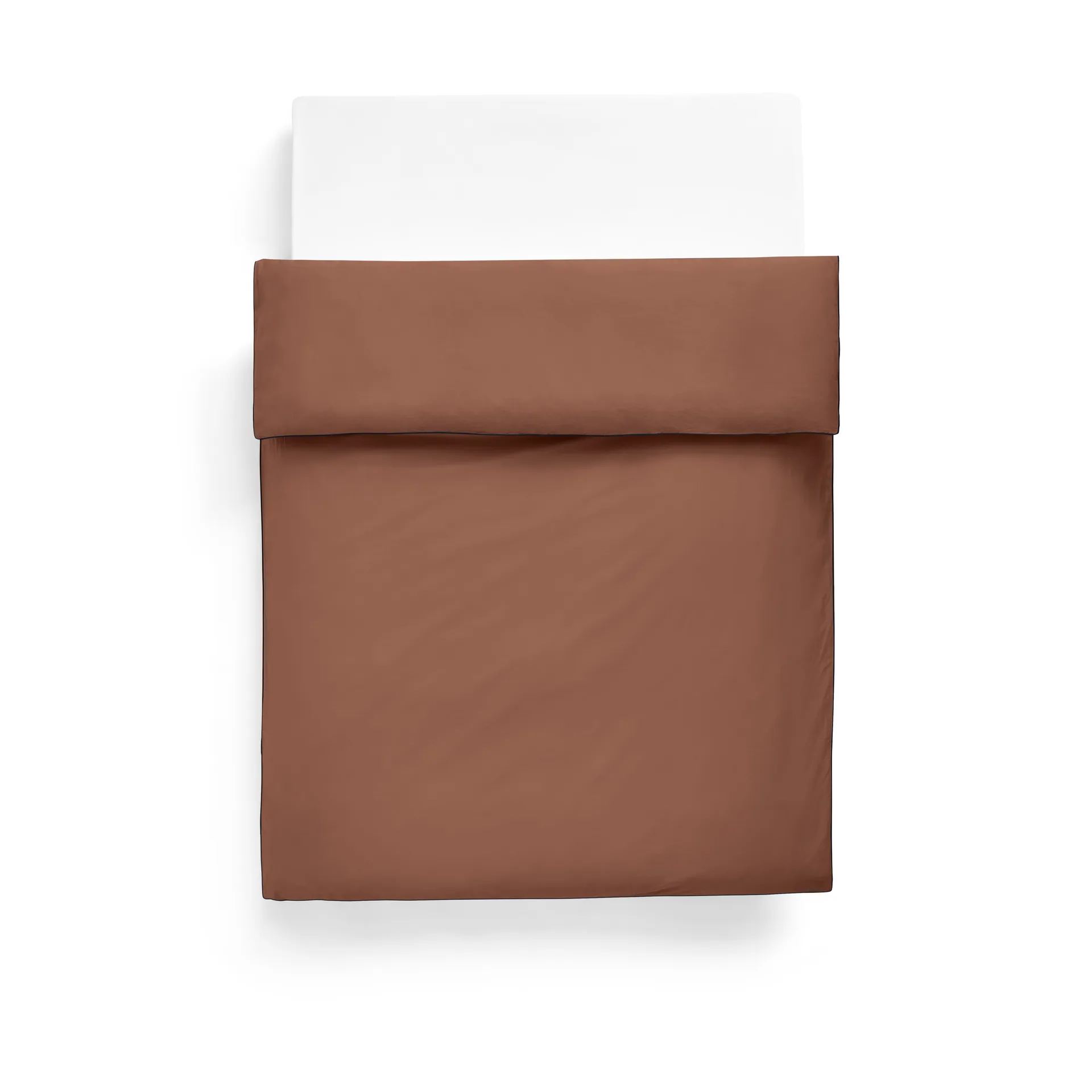 Outline duvet cover 200x220 cm, Milk chocolate HAY