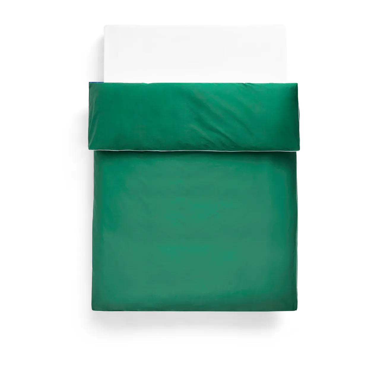 HAY Outline duvet cover 220x220 cm Emerald green | Scandinavian Design | Duvet covers | Green