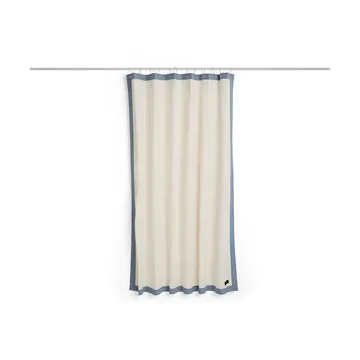 Outline shower curtain - Cream and blue - HAY