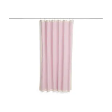 Outline shower curtain - Pink and cream - HAY