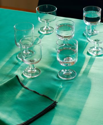 Outline table cloth 140x300 cm - Verdigris green - HAY