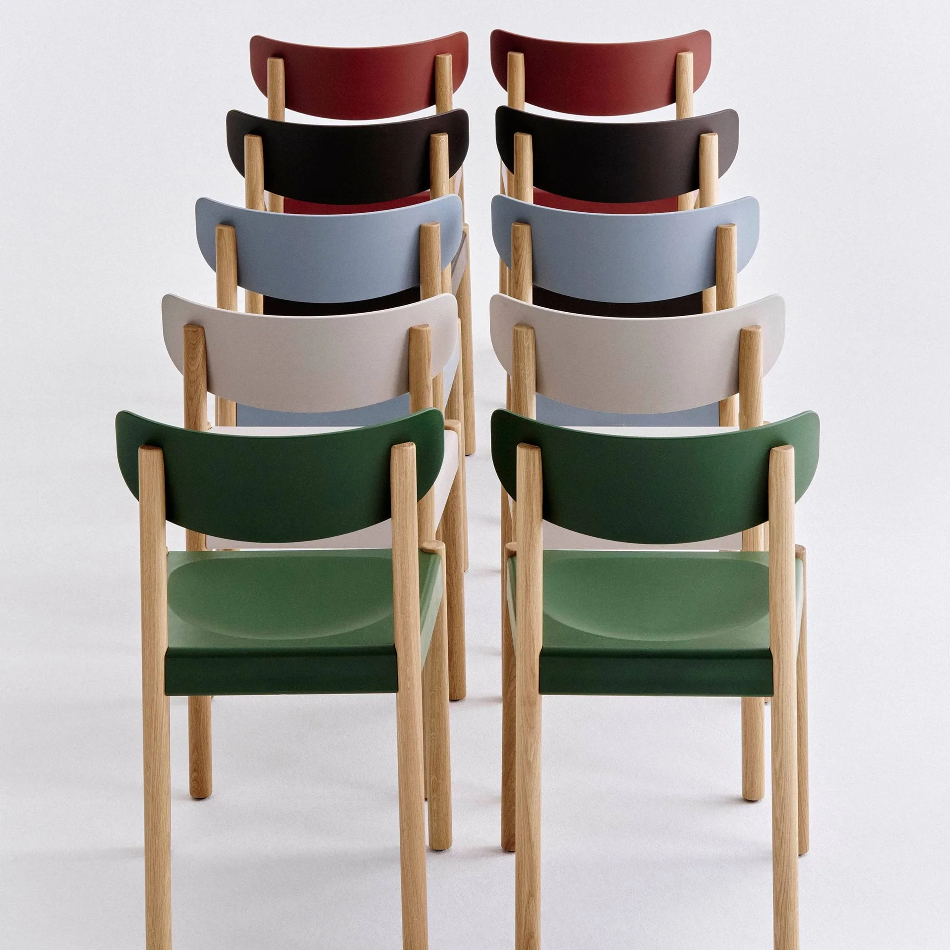 Pack Chair 10 chair, Oiled oak-ash blue HAY