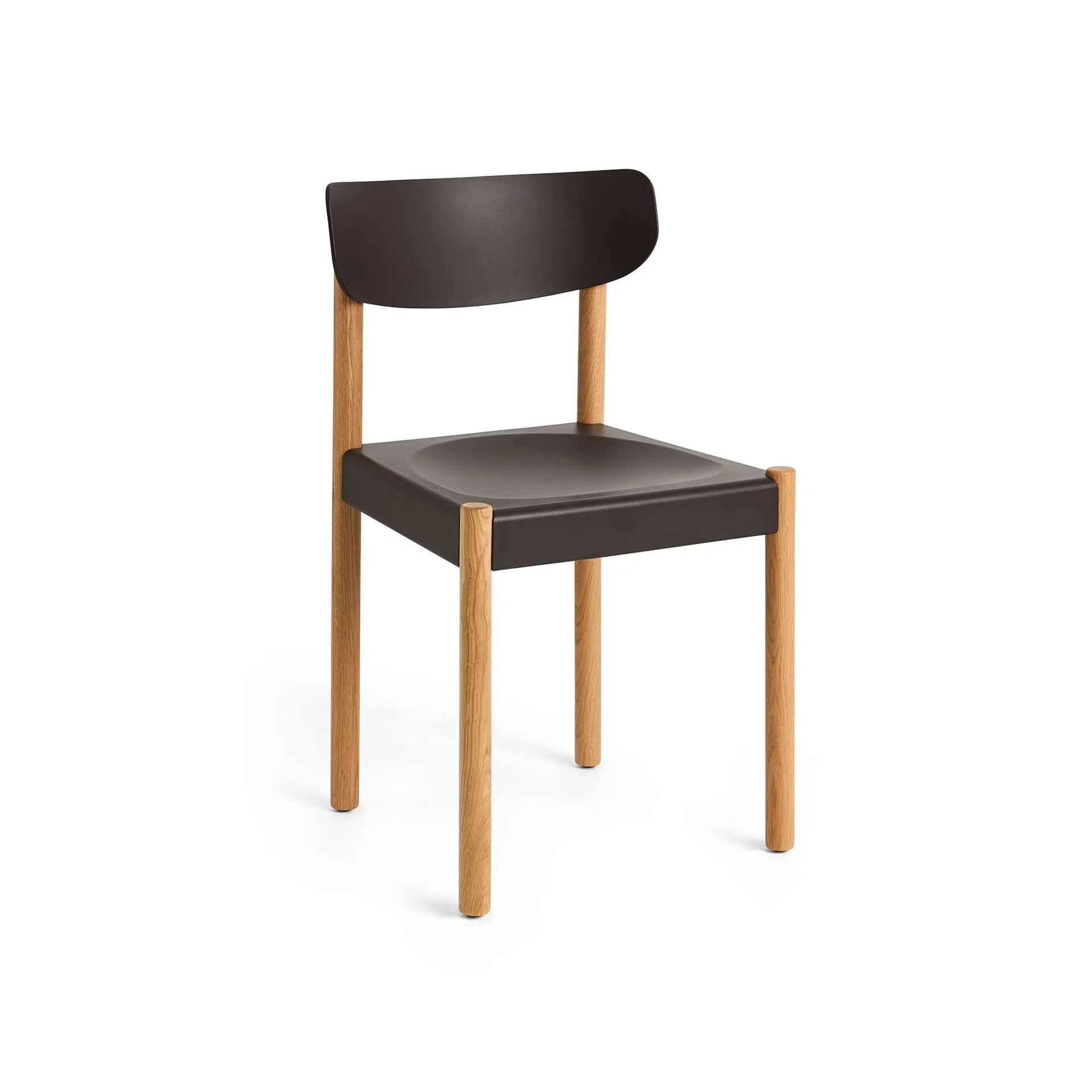Pack Chair 10 chair, Oiled oak-graphite brown HAY