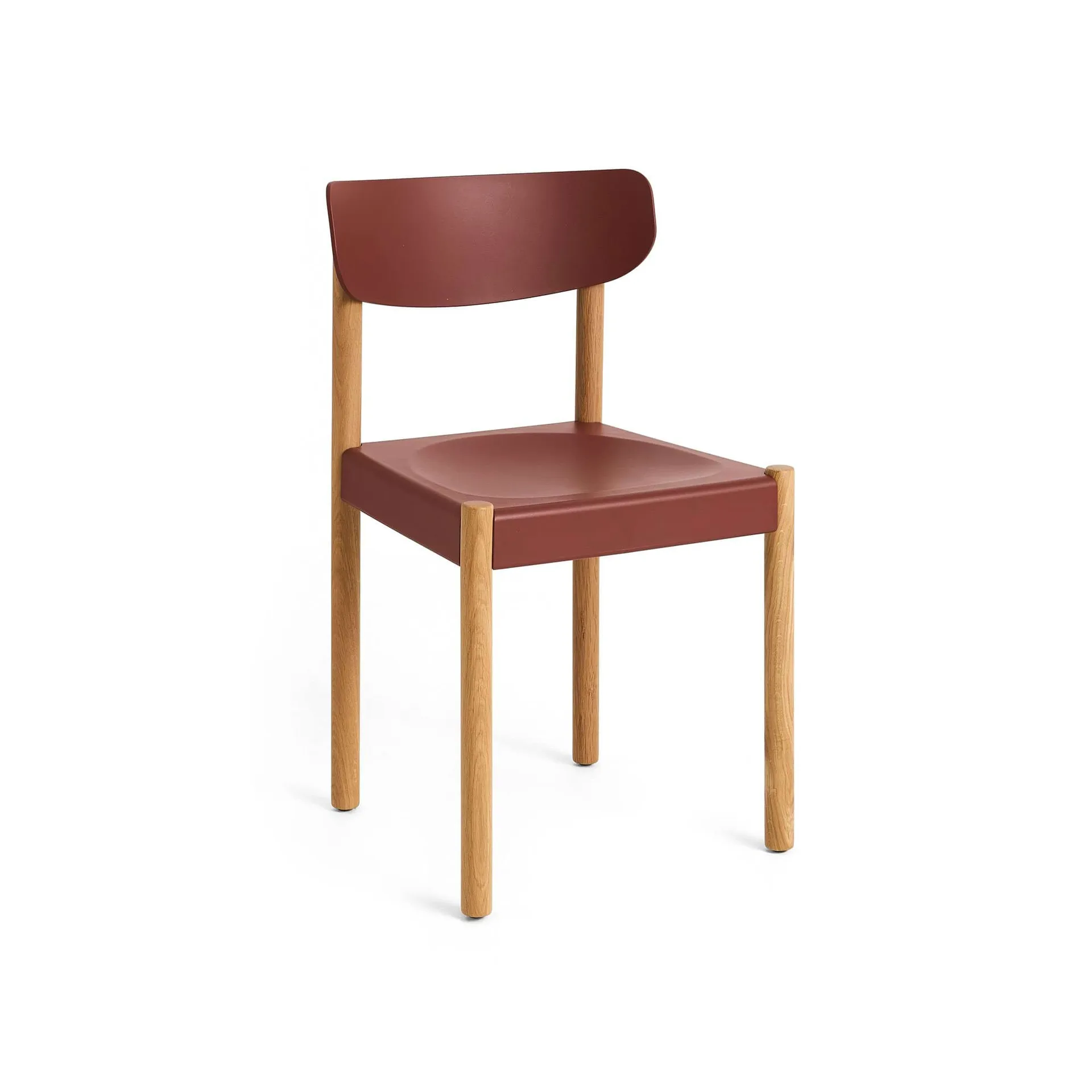 Pack Chair 10 chair, Oiled oak-hull red HAY