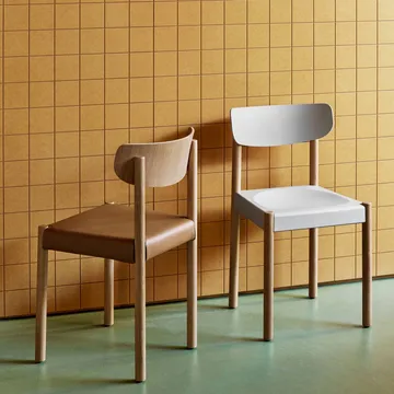 Pack Chair 11 chair - Iron black oak-graphite brown-Remix 356 - HAY