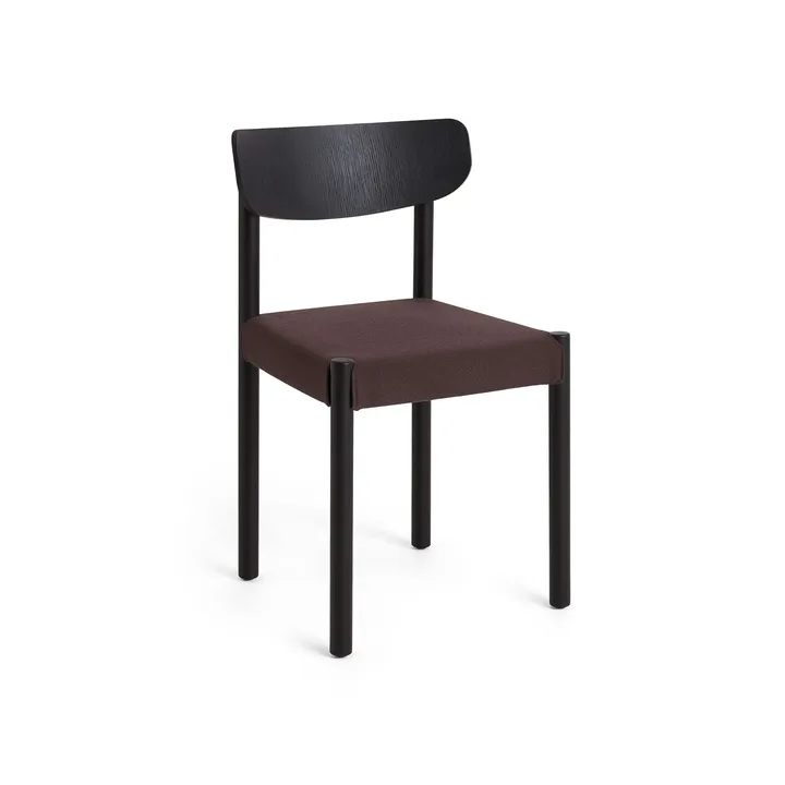 Pack Chair 11 chair - Iron black oak-Steelcut 695 - HAY