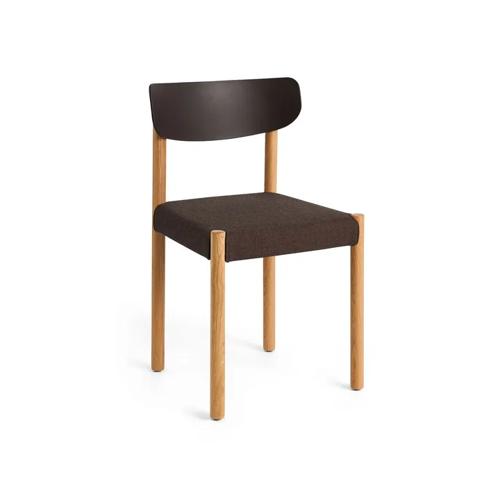 Pack Chair 11 chair - Oiled oak-graphite brown-Remix 356 - HAY