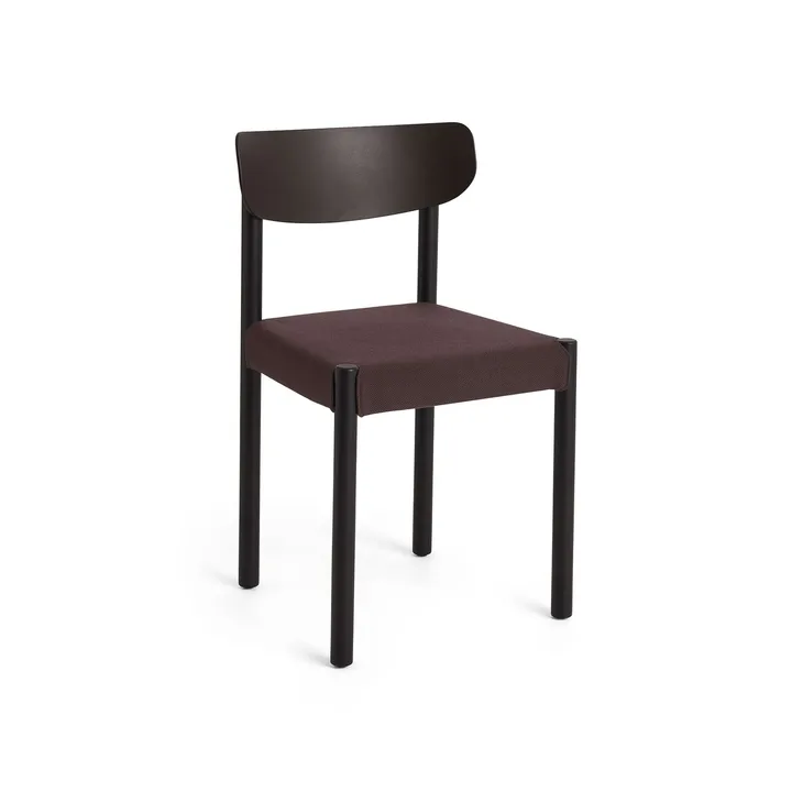 Pack Chair 11 chair - Oiled oak-graphite brown-Steelcut 695 - HAY