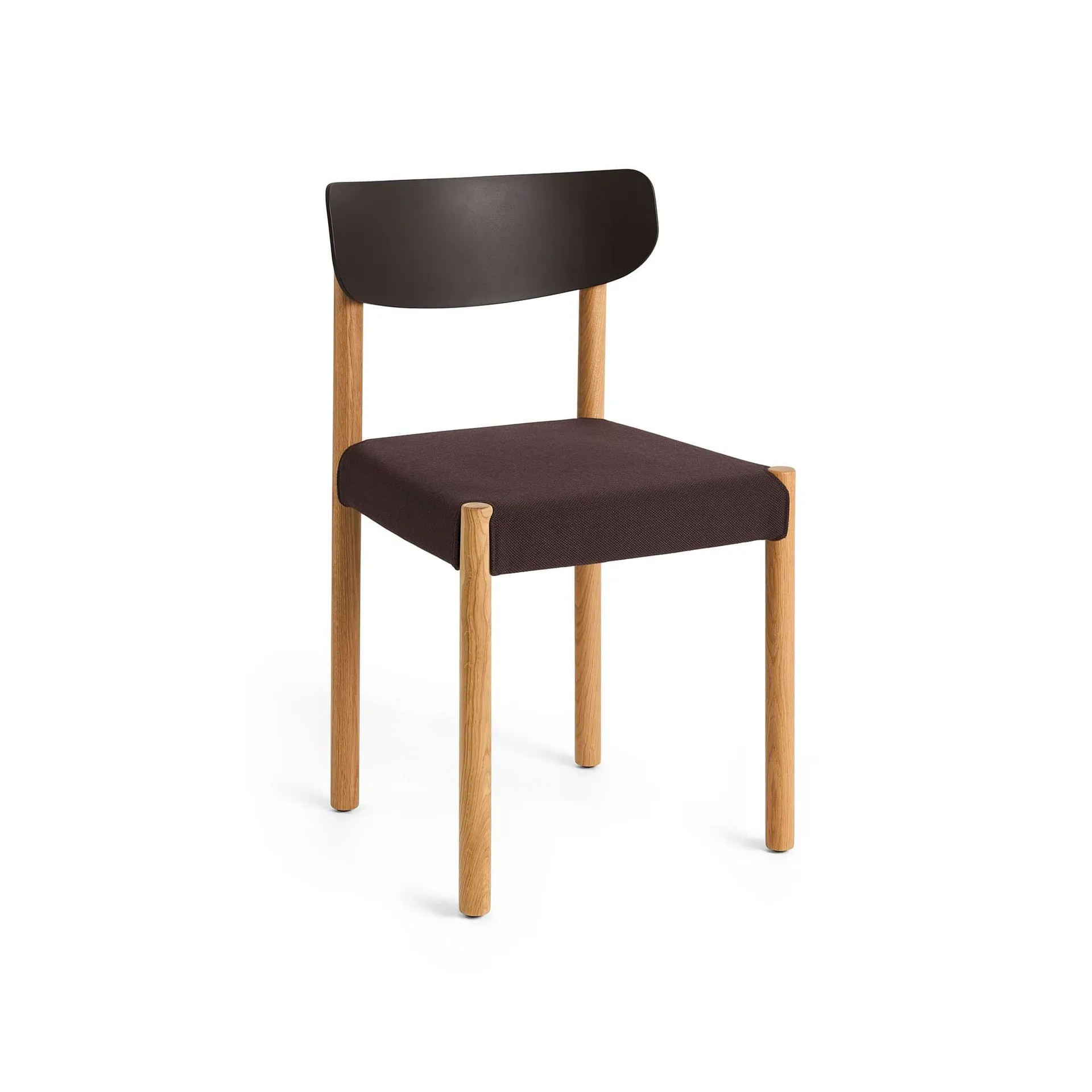 Pack Chair 11 chair, Oiled oak-graphite brown-Steelcut 695 HAY