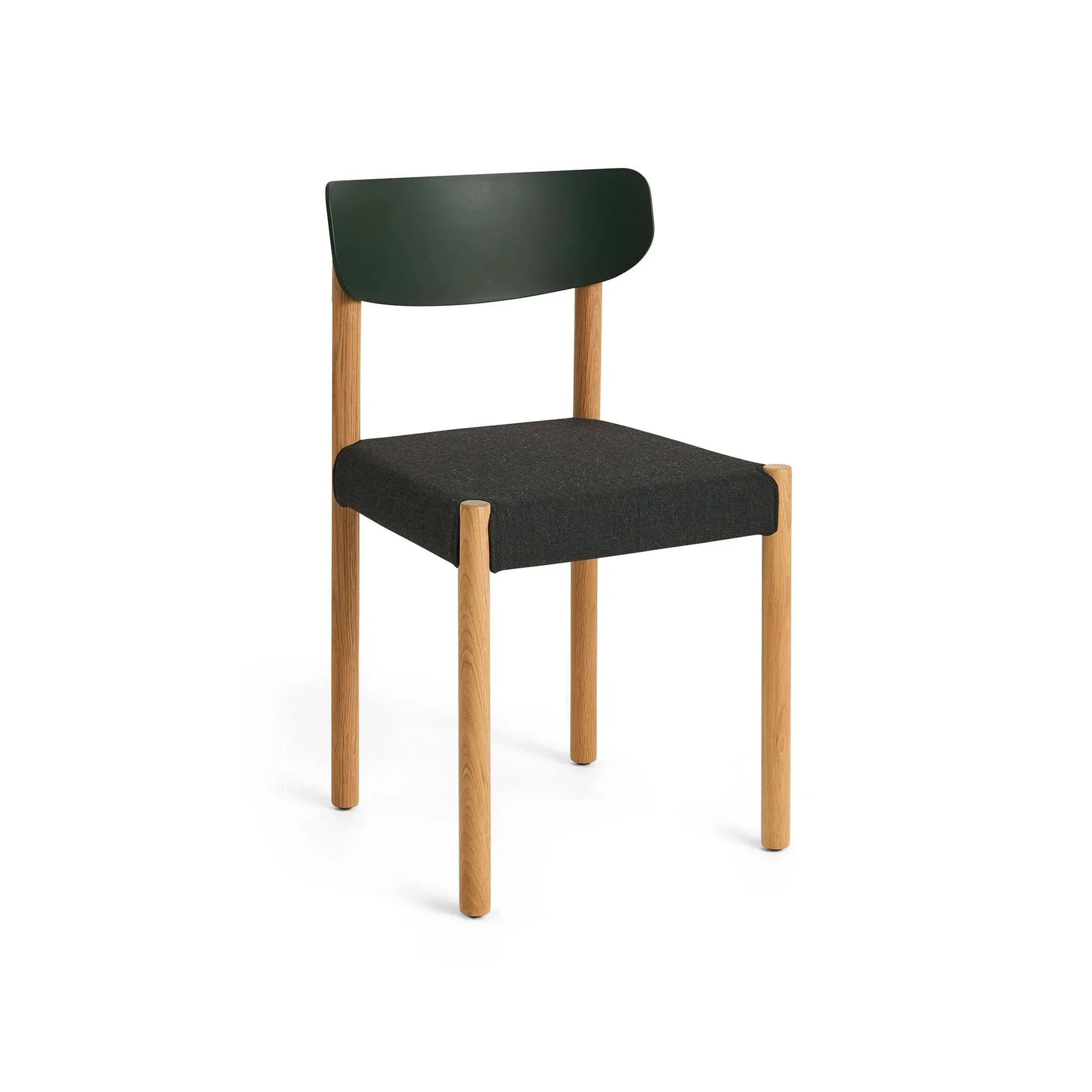 Pack Chair 11 chair, Oiled oak-palm green-Remix 973 HAY