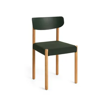 Pack Chair 11 chair - Oiled oak-palm green-Steelcut 975 - HAY