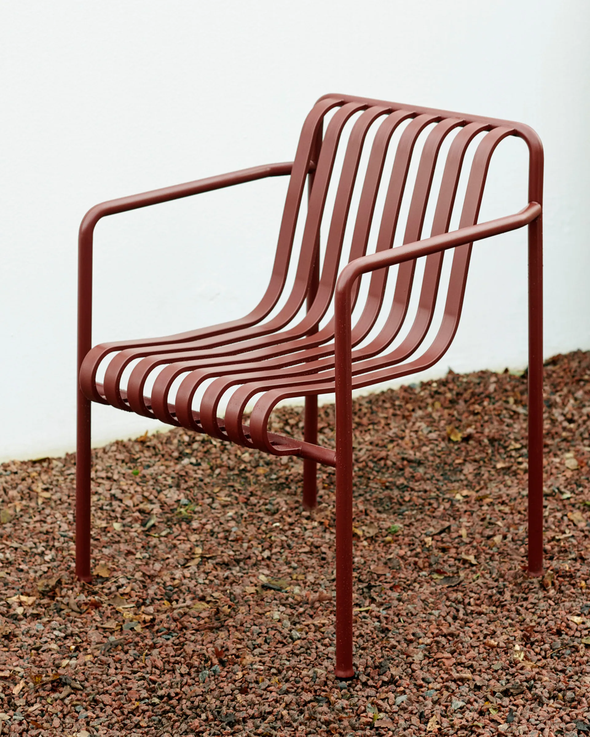 Palissade armchair, Iron red HAY