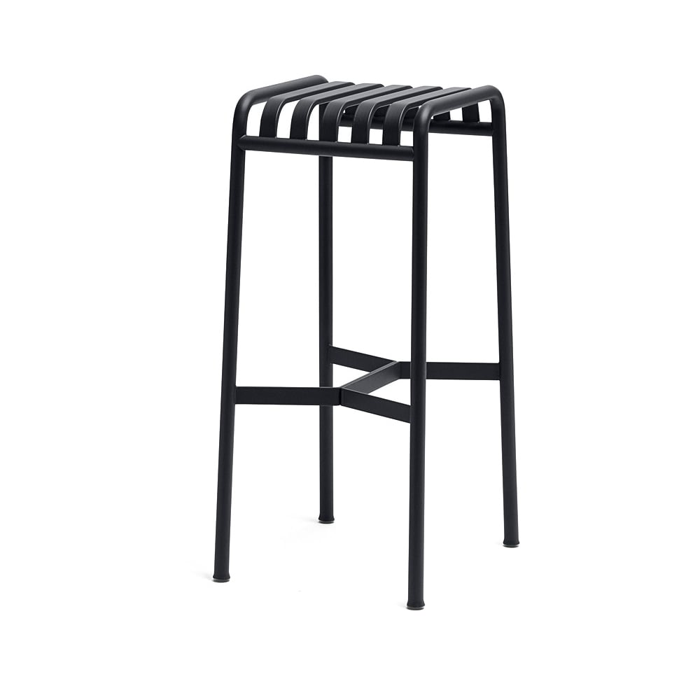 HAY Palissade bar stool Anthracite | Scandinavian Design | Garden chairs | Black