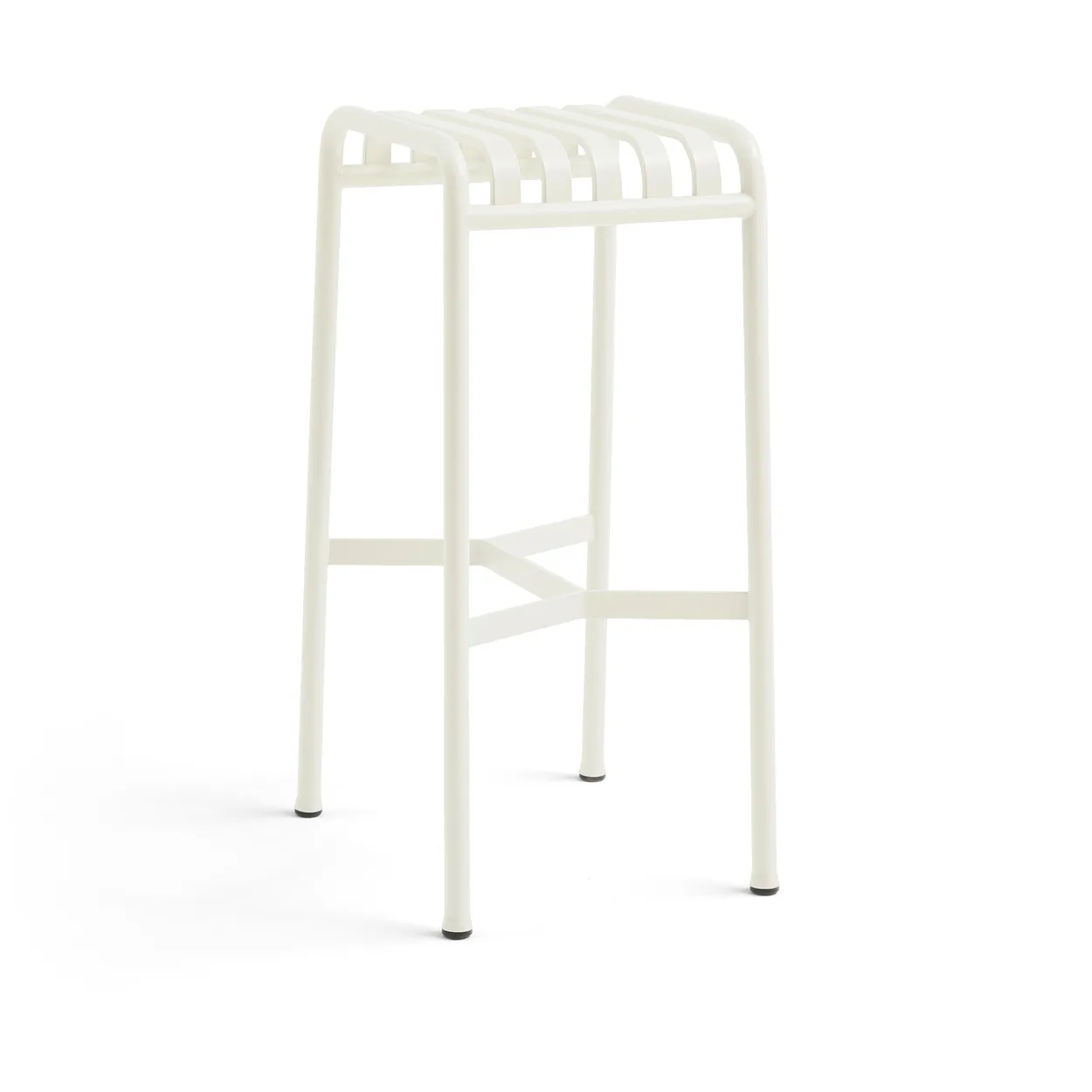 HAY Palissade bar stool Cream white | Scandinavian Design | Garden chairs | White