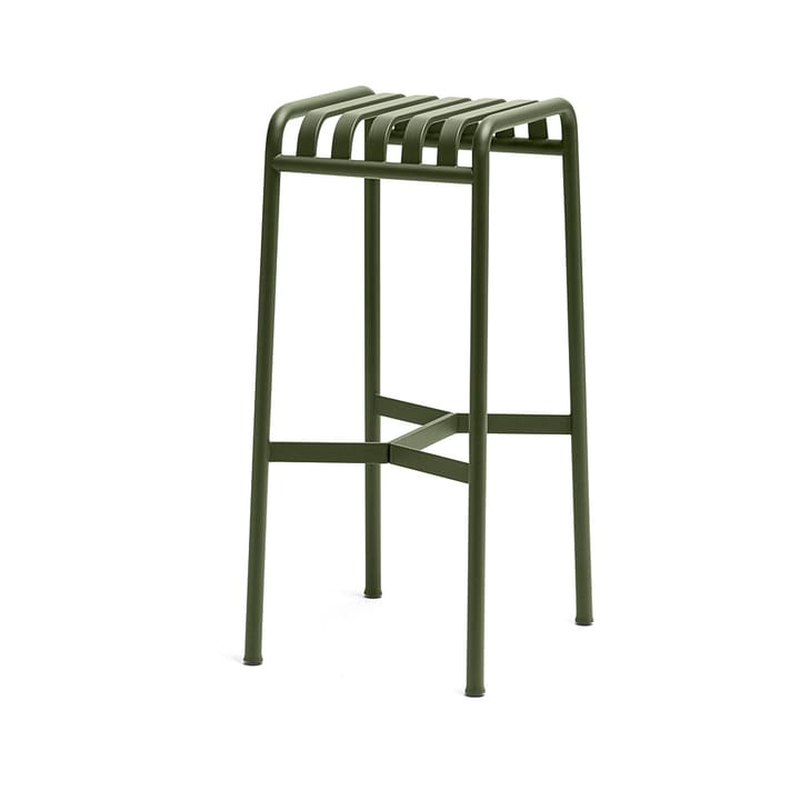 Palissade bar stool - Olive - HAY