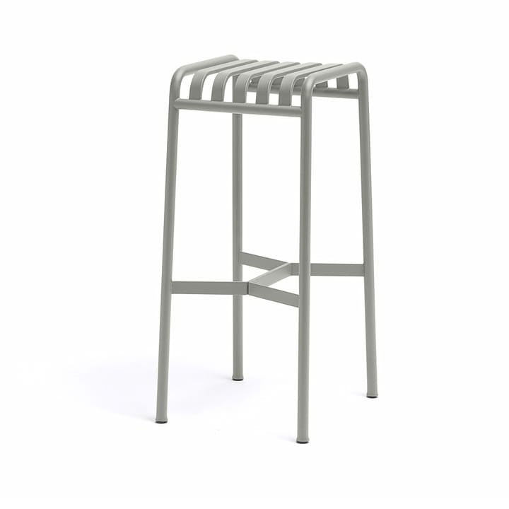 Palissade bar stool - Sky grey - HAY