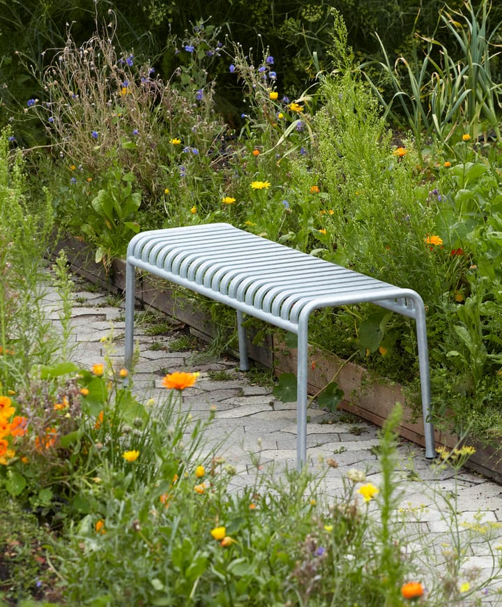 Palissade bench 120x42 cm - Hot galvanized - HAY