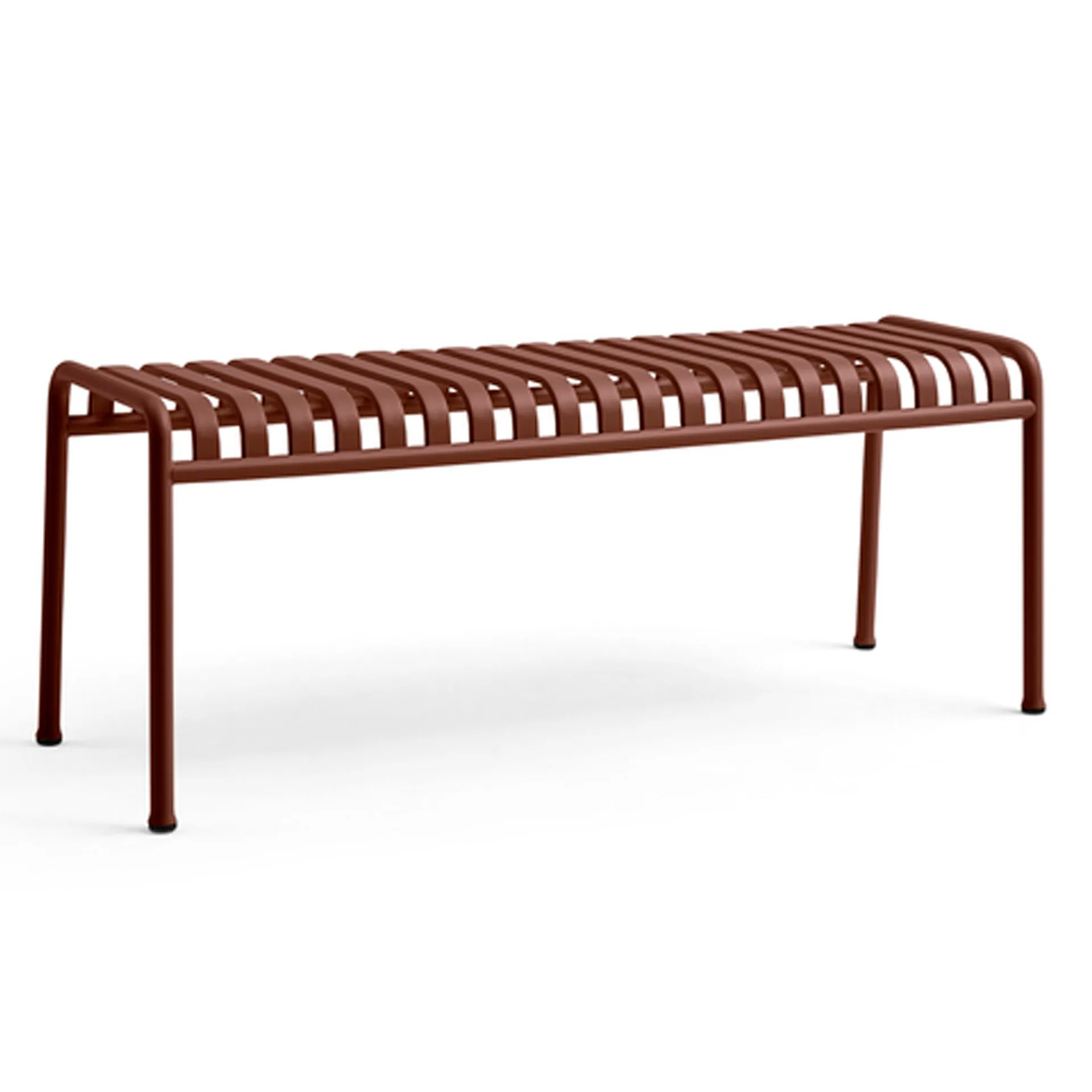 Palissade bench 120x42 cm, Iron red HAY
